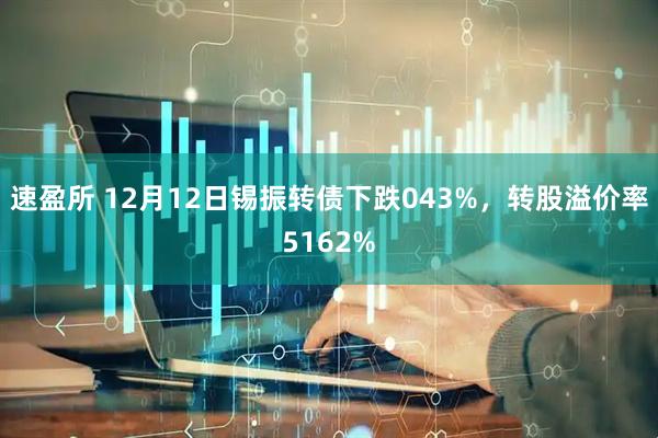 速盈所 12月12日锡振转债下跌043%，转股溢价率5162%